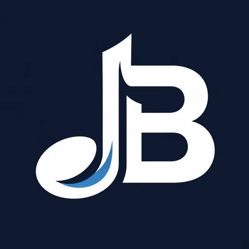 Jimmy Bunzol logo: a music note joined to the letter B